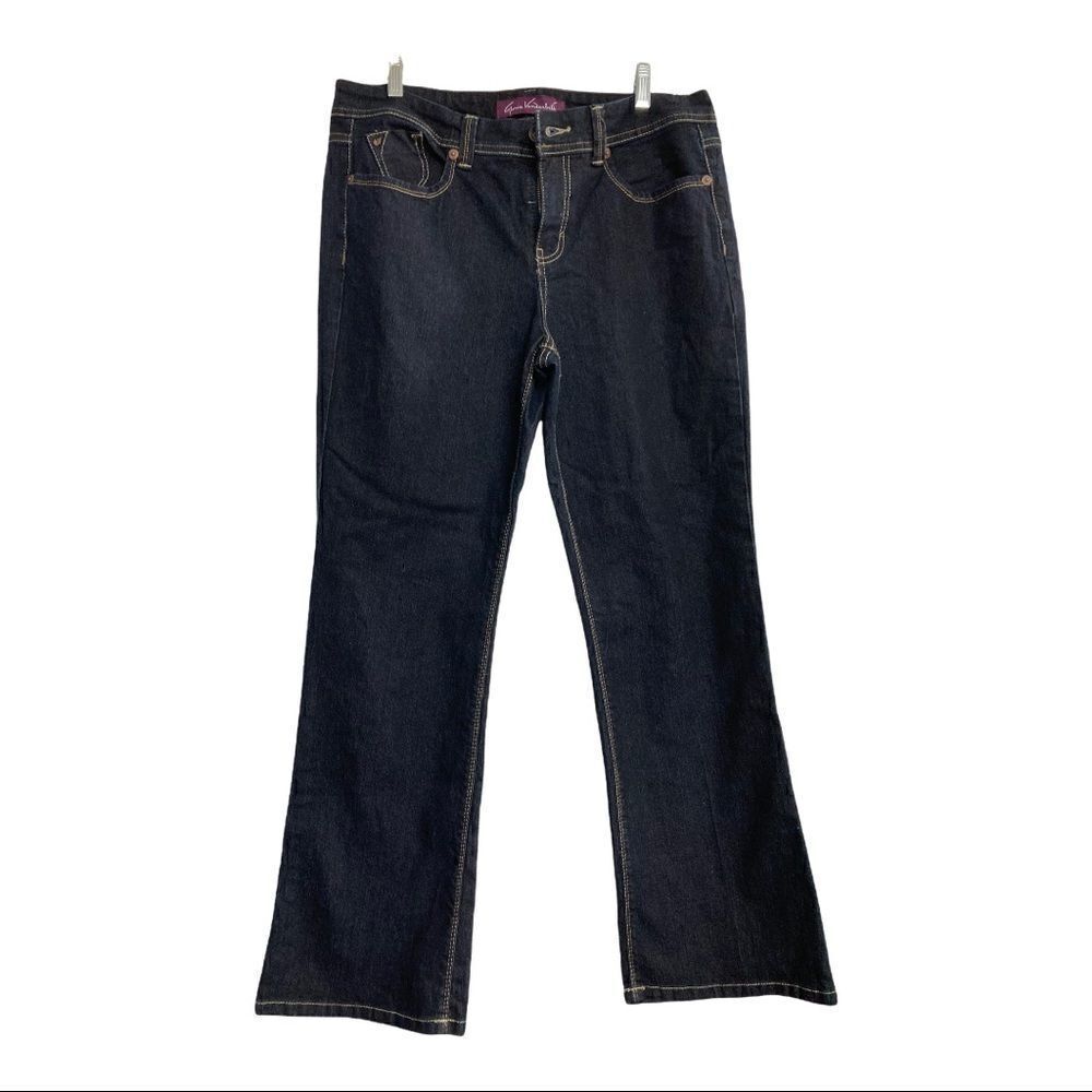 GLORIA VANDERBILT Jeans, dark wash, size 12P‎
